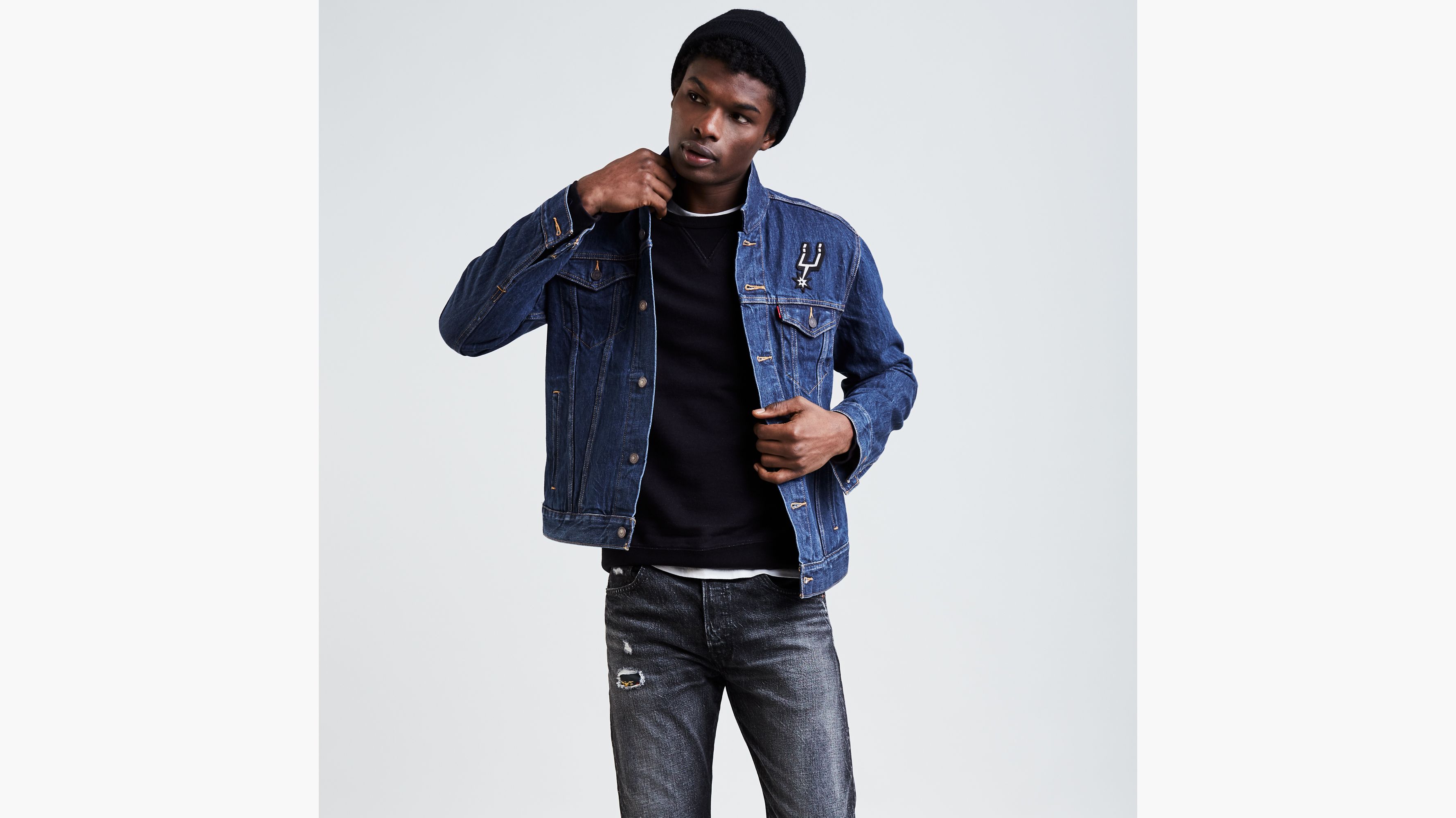 levi's nba denim jacket