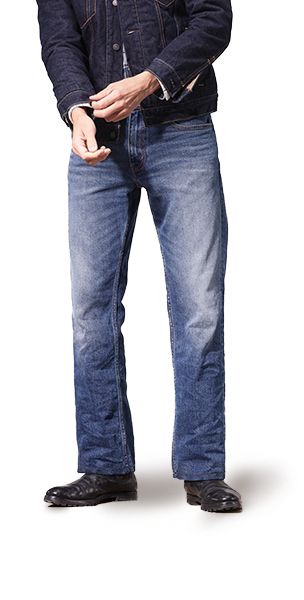 levi's wide leg jeans mens