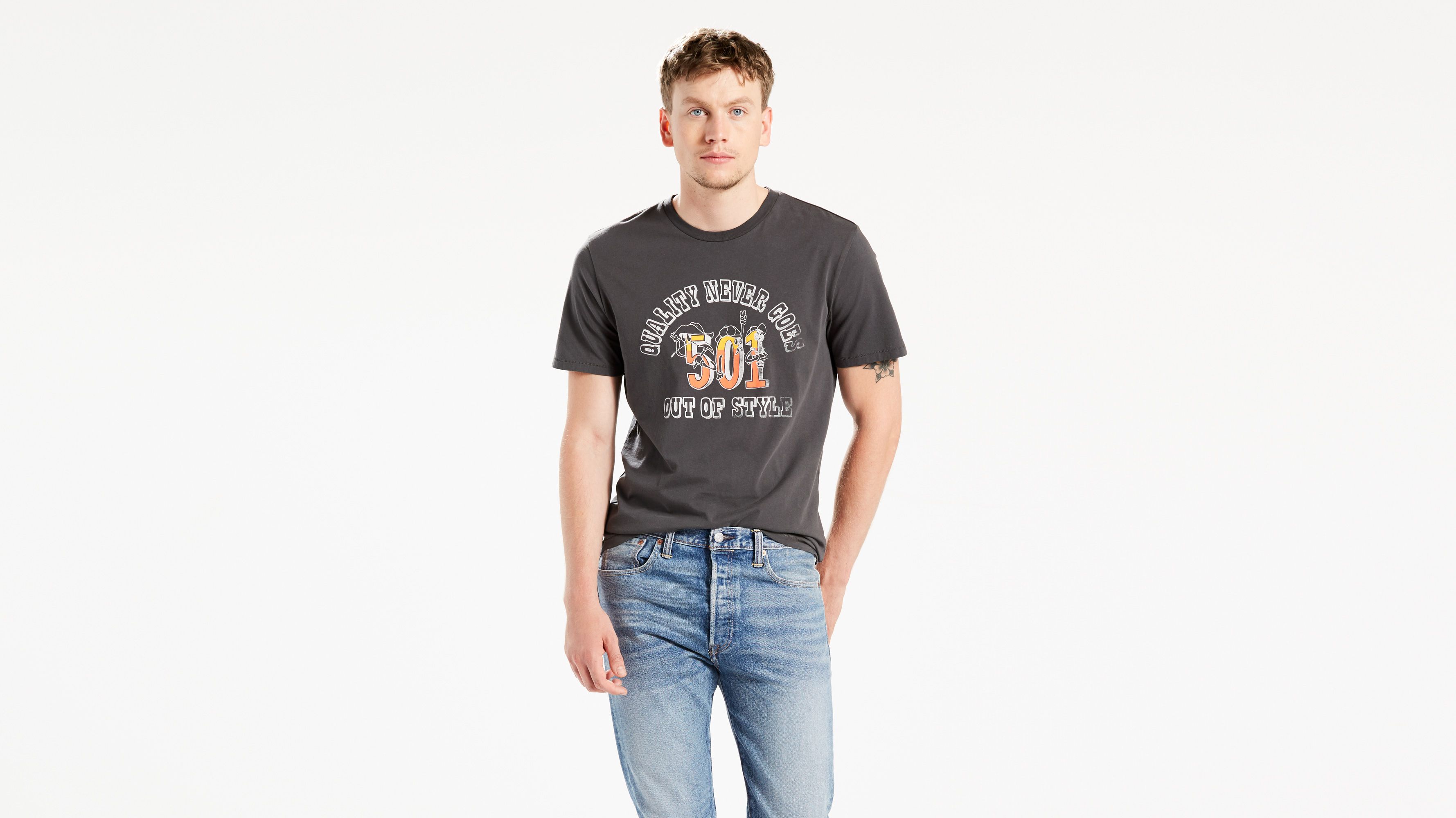 levis 501 graphic tee quality phantom levis united states (us)